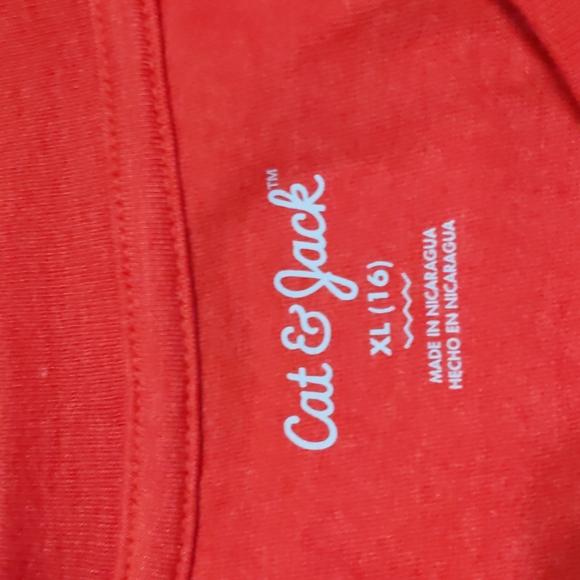 Kids Red Emoji Faced T-shirts - Picture 3 of 3